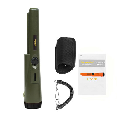 TC-100 osuti metallidetektor GP-osuti kullaotsik metallidetektor Staatiline alarm IP68 veekindel käevõruga