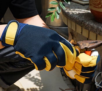 Γάντια εργασίας Sheepskin Driver Safety Protection Wear Safety Workers Welding Gloves Repair Protective Gloves