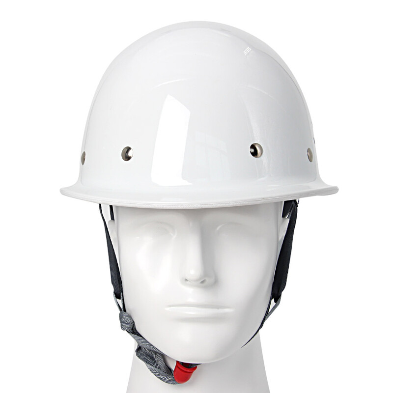 Подсилена с фибростъкло пластмасова защитна каска Строителна площадка Удебелена противоударна каска Строителна работна работна шапка ABS