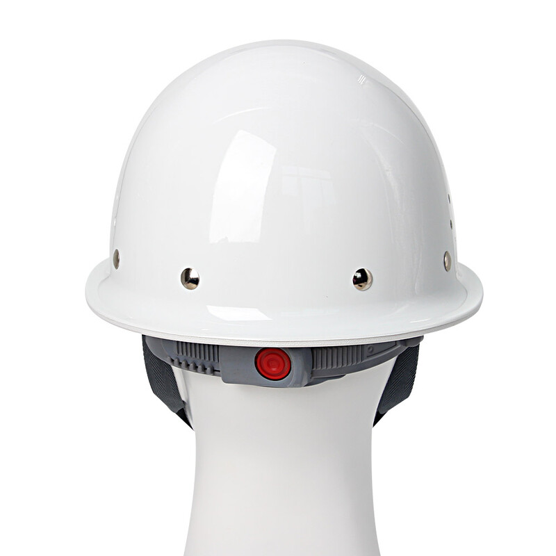 Подсилена с фибростъкло пластмасова защитна каска Строителна площадка Удебелена противоударна каска Строителна работна работна шапка ABS