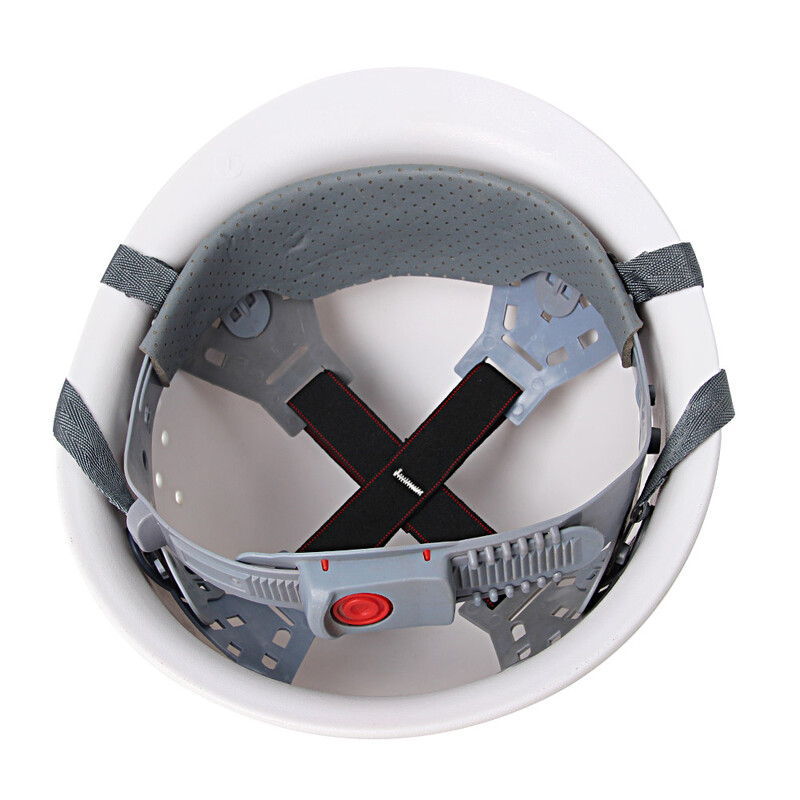 Подсилена с фибростъкло пластмасова защитна каска Строителна площадка Удебелена противоударна каска Строителна работна работна шапка ABS