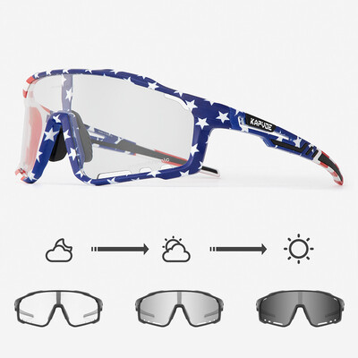 Photochromic 2024 Rattaprillid Meeste Naiste Sport Jooksmine Kalastusprillid MTB Maanteeratta värvimuutus Prillid Jalgratta päikeseprillid