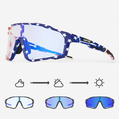 Photochromic 2024 Rattaprillid Meeste Naiste Sport Jooksmine Kalastusprillid MTB Maanteeratta värvimuutus Prillid Jalgratta päikeseprillid