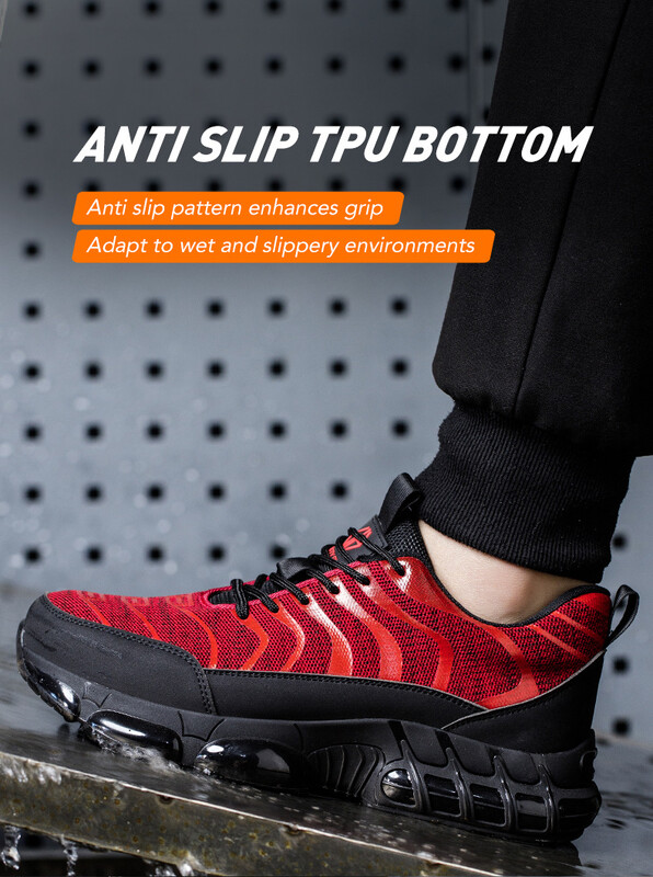 Pantofi de siguranță Bărbați Femei Pantofi de lucru cu vârf de oțel Pantofi de lucru anti-smash Anti-punctură Cizme de siguranță indestructibile de protecție