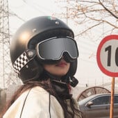 Ochelari de protecție vintage pentru motociclete Ochelari pentru cască de motocross Protecție UV Ochelari de protecție pentru ciclism Ochelari de soare pentru curse în aer liber