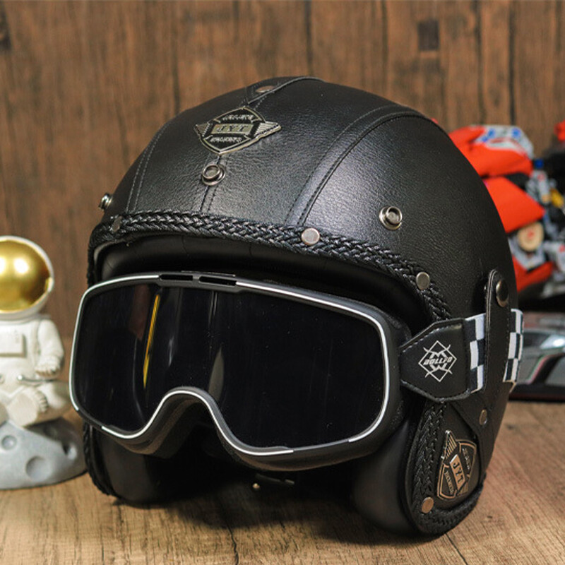 Ochelari de protecție vintage pentru motociclete Ochelari pentru cască de motocross Protecție UV Ochelari de protecție pentru ciclism Ochelari de soare pentru curse în aer liber