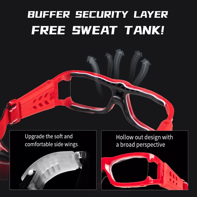 Professionaalsed jalgpallispordiprillid Kaitsesilmad Korvpalliprillid Retseptiläätsed Müoopia prillid Hüperoopia teismelistele.