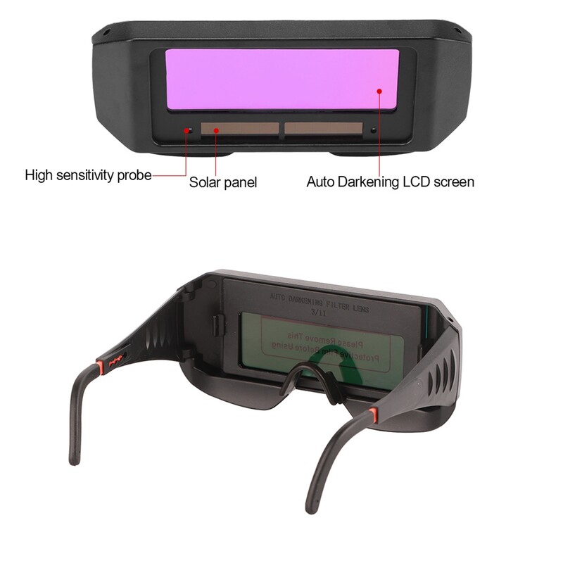 ZK30 Solar Auto Darkening Welding TIG MIG Goggles Welder Eyes Очила работни очила lunettes de protection