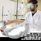 Apsauginiai akiniai ZK30 Akių apsauga nuo UV ir smūgio darbiniai apsauginiai akiniai (pilki) gafas de seguridad