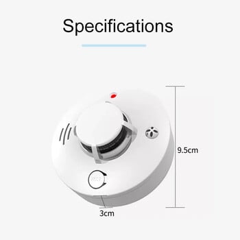 Tuya WiFi Zigbee Smoke Alarm Fire Protector Ανιχνευτής καπνού Smokehouse Combination Fire Alarm Σύστημα Ασφάλειας σπιτιού Πυροσβέστες