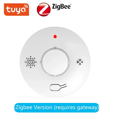 Tuya WiFi Zigbee dūmu signalizācija ugunsdrošības dūmu detektors kūpinātava kombinēta ugunsdrošības signalizācija mājas drošības sistēma ugunsdzēsēji