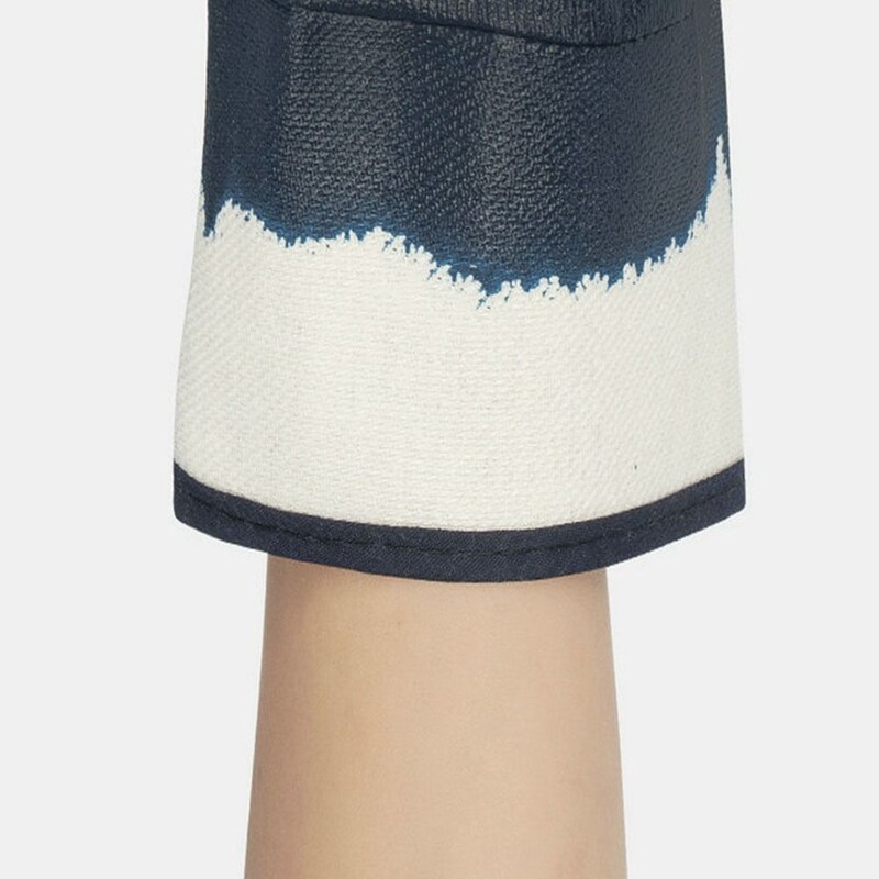 Сини потопени гумени ръкавици Водоустойчиви маслоустойчиви удебелени работни ръкавици 26 см Анти-термични заваръчни консумативи Ръкавици за ремонт на автомобили