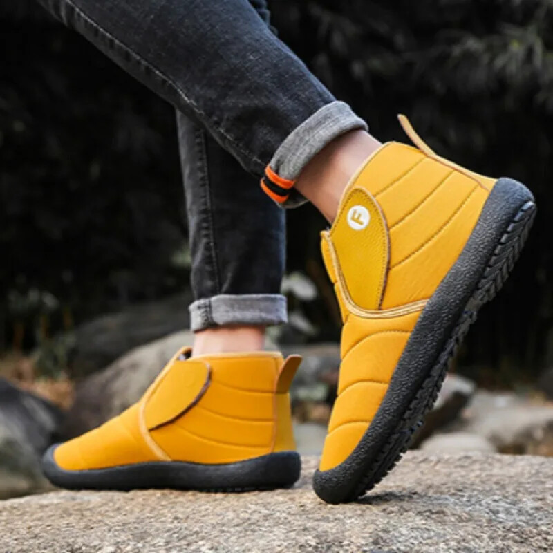 Antiklizne muške zimske cipele Vodootporne muške čizme za snijeg Pamučne cipele za planinarenje na otvorenom Flis Novo u brendovima krzna Udoban rad