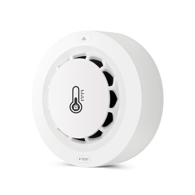 Tuya WiFi alarm za dim Senzor za temperaturu i vlažnost Detektor dima Protupožarni alarm Kombinacija pušnica Vatrogasci