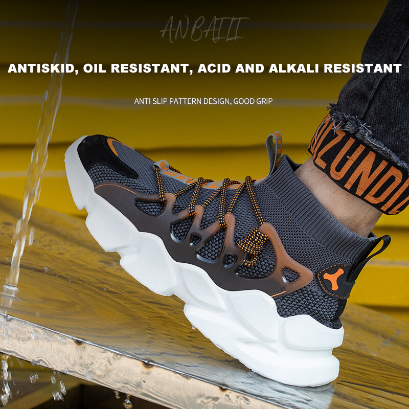 Hävimatud töökingad terasest ninakorgiga hingavad välisspordisaapad Tossud Turvaehitussaapad