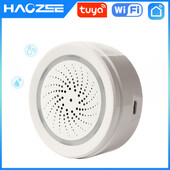 Tuya Smart Wifi sirena alarmni senzor za sigurnost doma sa stroboskopskim upozorenjima Podržava USB kabel za napajanje