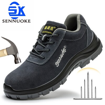 Предпазни обувки Men for Work Леки спортни маратонки Steel Toes Industria Safety Tennis for the Feet Original