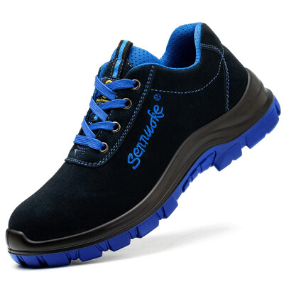 Drošības apavi vīriešiem darbam Vieglas sporta kedas Tērauda pirksti Industria drošības teniss kājām oriģināls