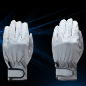 1 pereche de mănuși de lucru pentru sudare electrică mănuși de sudură din piele, rezistente la căldură, protecție de securitate, mănuși de lucru de siguranță pentru sudor