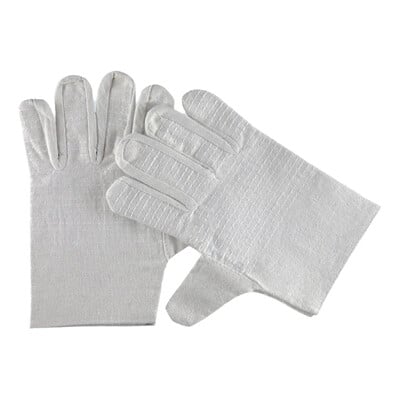 1 pereche Mănuși anti-tăiere Mănuși de protecție din pânză Mănuși de lucru rezistente la căldură ignifuge Materiale pentru sudor pentru șemineu