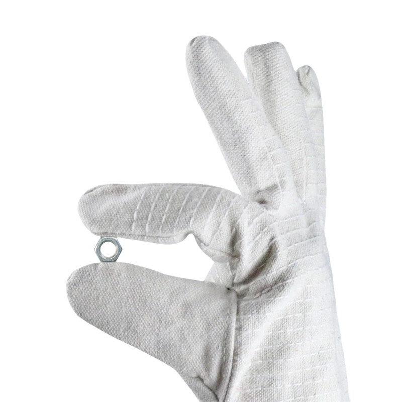 1 pereche Mănuși anti-tăiere Mănuși de protecție din pânză Mănuși de lucru rezistente la căldură ignifuge Materiale pentru sudor pentru șemineu