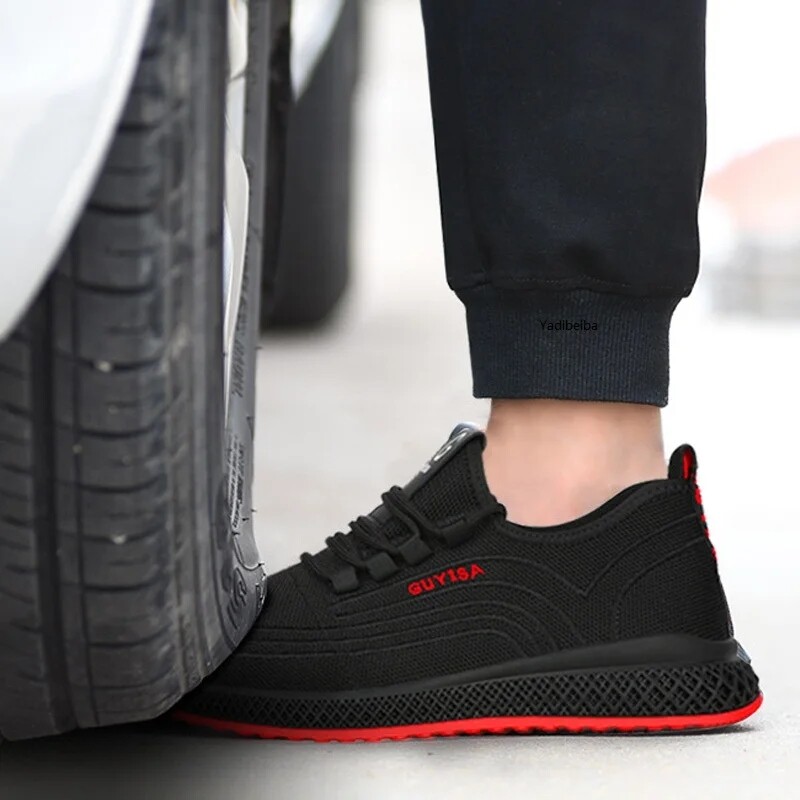 Zaštitne radne cipele s čeličnim prstima Zaštitne cipele protiv udaraca Muškarci Žene Lagane radne tenisice Prozračne cipele protiv uboda Neuništive cipele