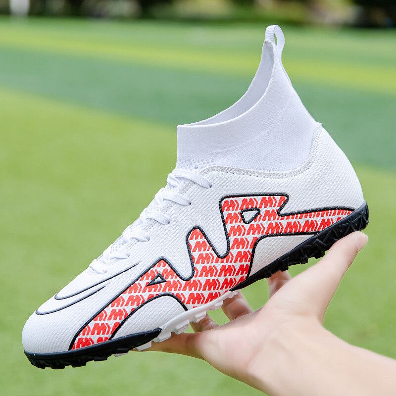 Prekogranična vanjska trgovina nogometne tenisice muške visoke AG dugi nokti umjetna trava TF slomljeni nokti omladinske trkaće tenisice 32 veličina