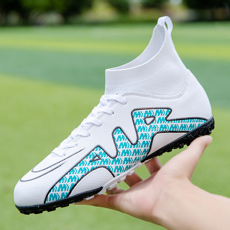 Prekogranična vanjska trgovina nogometne tenisice muške visoke AG dugi nokti umjetna trava TF slomljeni nokti omladinske trkaće tenisice 32 veličina