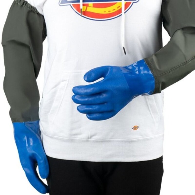 Pirštinės tvenkiniams, vandeniui atsparios pirštinės ilgomis rankomis, ilgos guminės pirštinės vyrams ir