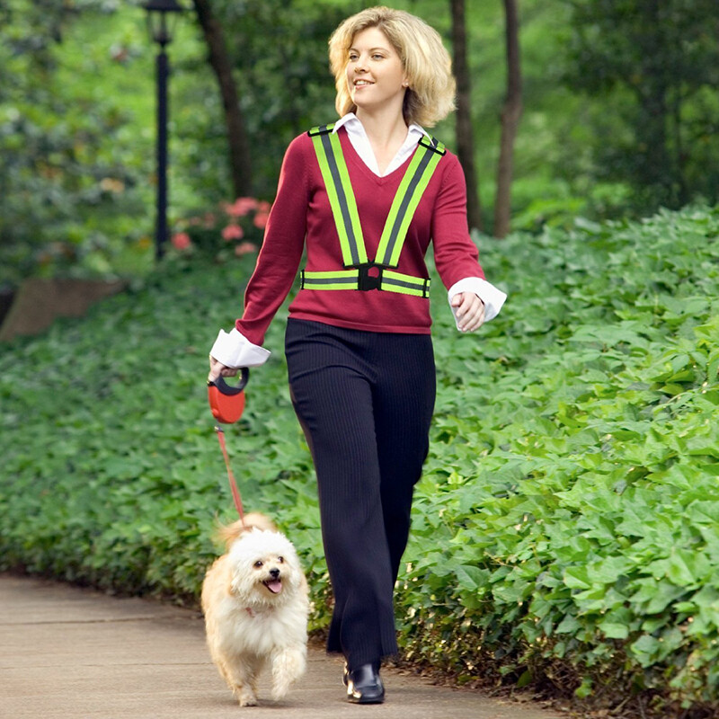 Reflektirajući sigurnosni prsluk Trake za pojas za građevinu Promet Sigurnost skladišta Reflektirajuće trake za rad na otvorenom Trčanje