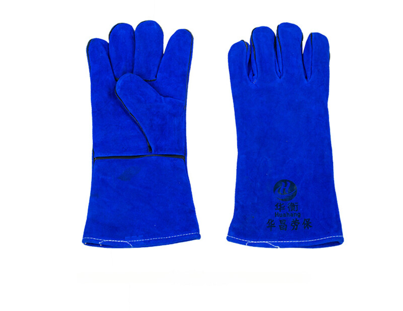 Karvės odos aukšta temperatūra ugniai atsparios dilimui suvirinimo pirštinės Suvirinimas Darbo apsauga Travail Treniruotės Sodo pirštinės