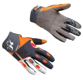 25 νέα πορτοκαλί μαύρη οθόνη αφής Moto Motorcycle Gloves Mountain Bike MX ATV Gloves Motocross Cycling Gloves S-XXL