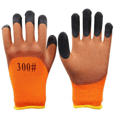 Γάντια εργασίας για PU Palm Coating Safety Protective Glove Nitrile Professional Safety Suppliers Thickened And Warm
