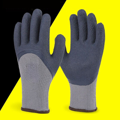Γάντια εργασίας για PU Palm Coating Safety Protective Glove Nitrile Professional Safety Suppliers Thickened And Warm
