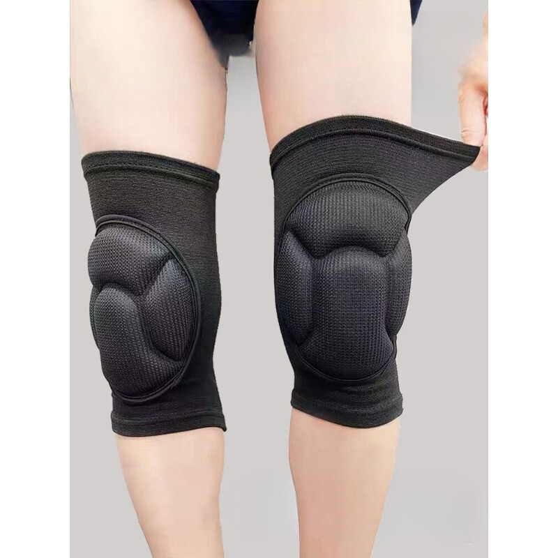 1 pāris sporta biezuma ceļgalu spilventiņi volejbola ekstrēmo sporta veidu ceļgalu sargs balsts Dejošana pret sadursmi, elastīgs ceļgalu aizsargs