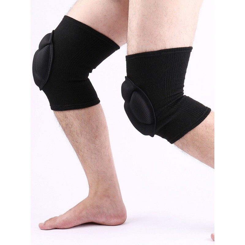 1 pāris sporta biezuma ceļgalu spilventiņi volejbola ekstrēmo sporta veidu ceļgalu sargs balsts Dejošana pret sadursmi, elastīgs ceļgalu aizsargs