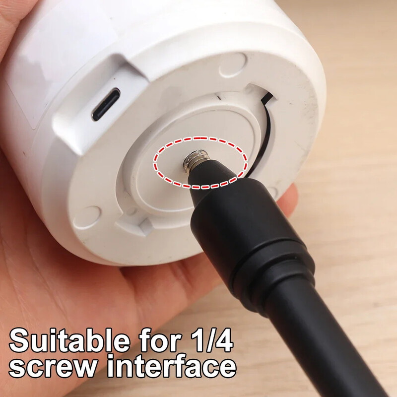 Suport portabil de montare cu clipă fără perforare pentru cameră Web pentru monitor pentru bebeluș Suport pentru cameră Kit de montare flexibil prin răsucire pentru acasă se atașează la pătuț