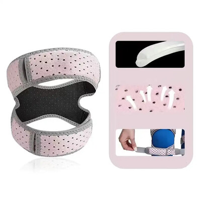 1PC Genunchier sport reglabil Genunchi rotulian dublu Curea de susținere a tendonului Brace Pad Protector Curea de înfășurare pentru genunchi deschis