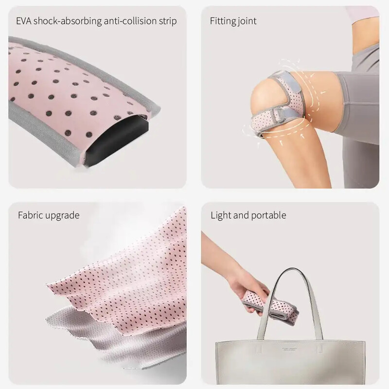 1PC Genunchier sport reglabil Genunchi rotulian dublu Curea de susținere a tendonului Brace Pad Protector Curea de înfășurare pentru genunchi deschis