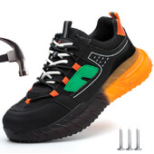 Muške radne zaštitne cipele Neuništivi prozračni zračni jastuk Radne tenisice Zaštitne čizme otporne na probijanje Zaštitne sigurnosne cipele