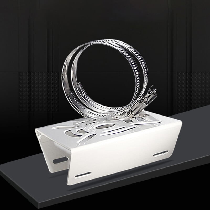 Gatvės apšvietimo stulpo laikiklis Mažas universalus jungties stulpelis, laikiklis stebėjimo laikiklis Vaizdo kameros galinis stovas geležinė lanko plokštė