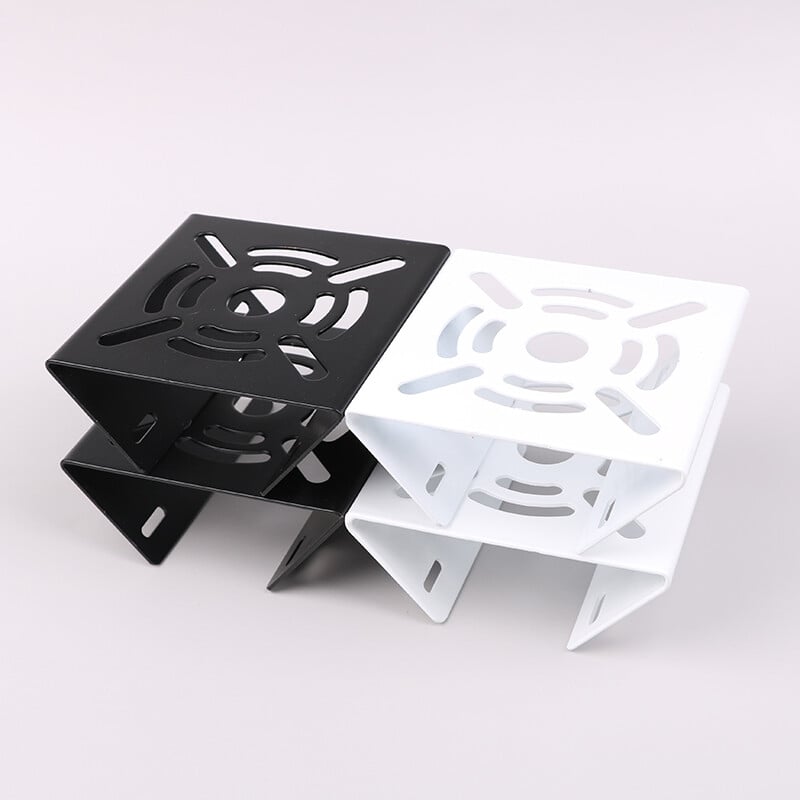 Gatvės apšvietimo stulpo laikiklis Mažas universalus jungties stulpelis, laikiklis stebėjimo laikiklis Vaizdo kameros galinis stovas geležinė lanko plokštė