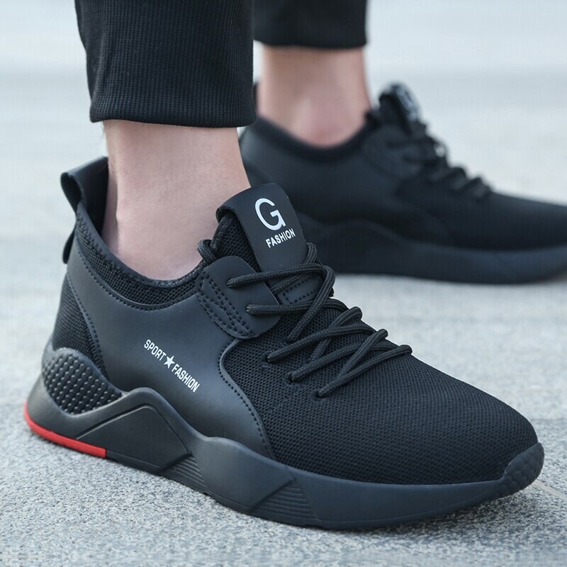 Pantofi de siguranță pentru muncă cu vârf de oțel Bărbați, femei, pantofi de muncă, respirabili, ușoare, indestructibile, pantofi de siguranță pentru bărbați