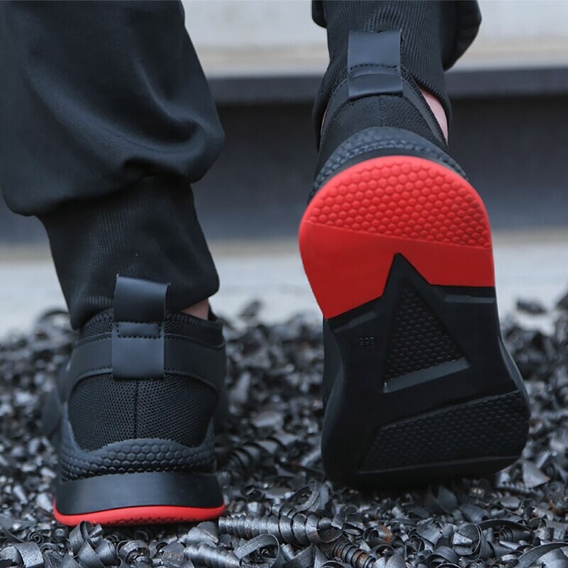 Pantofi de siguranță pentru muncă cu vârf de oțel Bărbați, femei, pantofi de muncă, respirabili, ușoare, indestructibile, pantofi de siguranță pentru bărbați