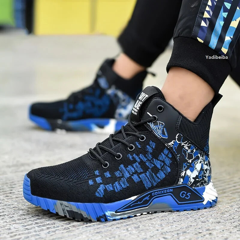 Нови работни предпазни ботуши Мъжки работни ботуши Предпазни стоманени обувки Мъжки обувки против разбиване и против пробиване Неразрушими обувки с високо качество