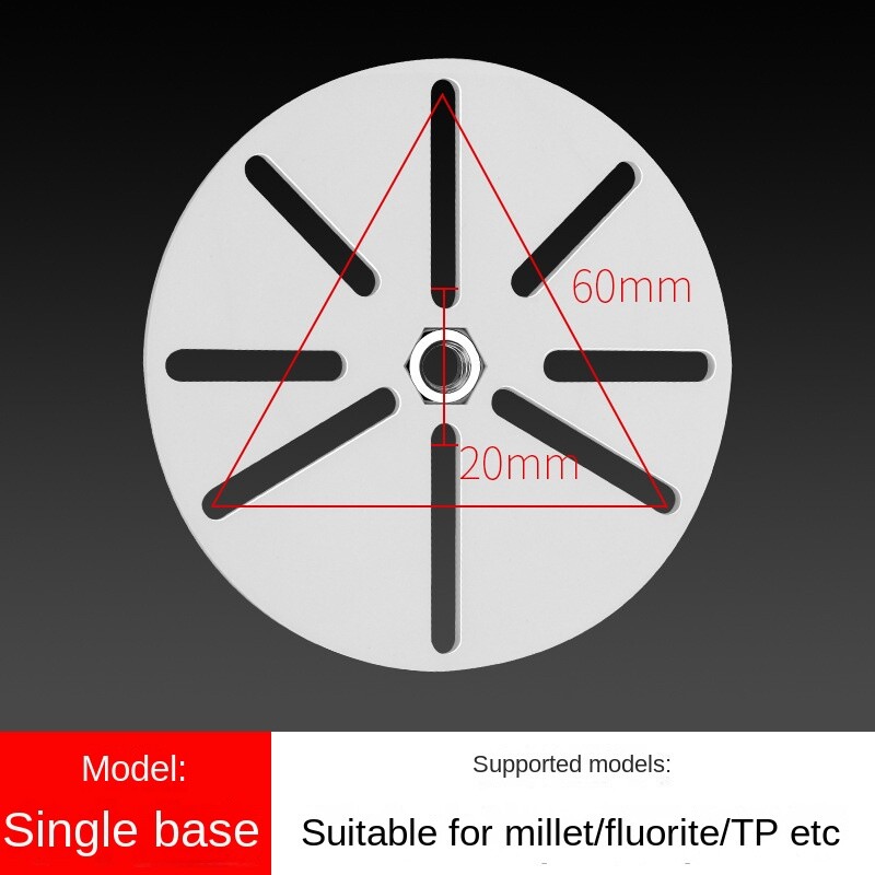 Piemērots Mijia kameras pamatnes uzlabotās versijas 1/4 interfeisam Xiaomi videokameras pacelšanas kronšteina pamatnei