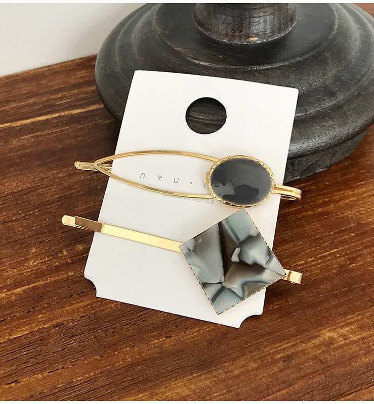 Japanska mramorna ukosnica biserna ukosnica jedna riječ djevojka bočna kopča ukosnica Korejski šeširi ukosnice