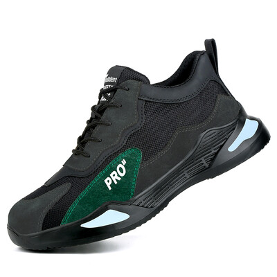 Модни спортни обувки Работни ботуши Устойчиви на пробиване предпазни обувки Мъжки обувки със стоманени пръсти Защитни защитни обувки Неразрушими