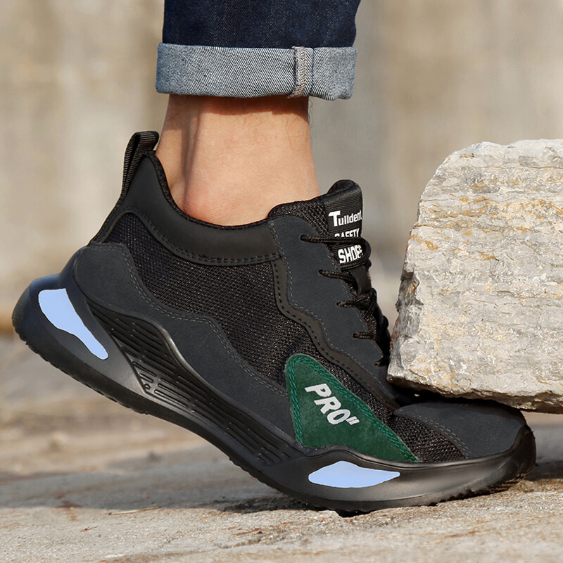 Модни спортни обувки Работни ботуши Устойчиви на пробиване предпазни обувки Мъжки обувки със стоманени пръсти Защитни защитни обувки Неразрушими