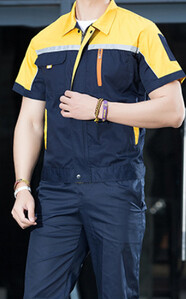 Suvised töövormid Naised Meeste lühikeste varrukatega hingavad kombinesoonid õhukesed töökoja Autoremondimees Elektrik Mehaanik Suures suuruses